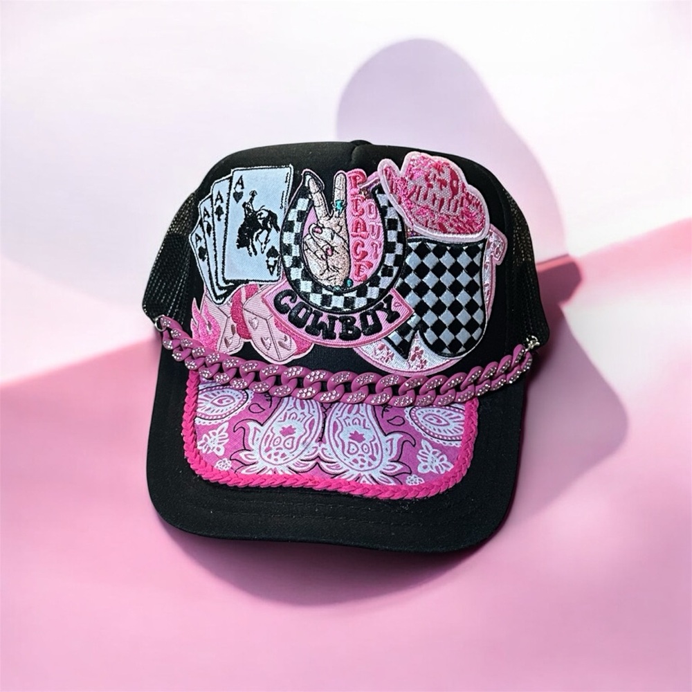 OTTO Peace Out Cowboy Custom Trucker